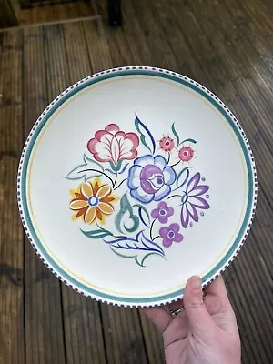 Buy Poole Pottery Vintage Floral Decorative Plate, 9” • 10£