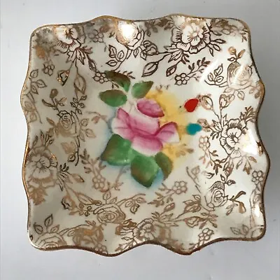 Buy Vintage 1940s James Kent Longton England Chelsea Trinket Tray Dish 5154 Floral • 10£