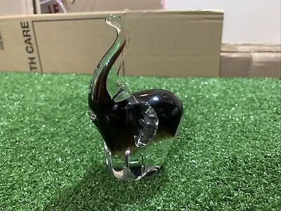Buy Wedgwood? Glass Elephant Dark Purple And Clear Effect • 18.99£