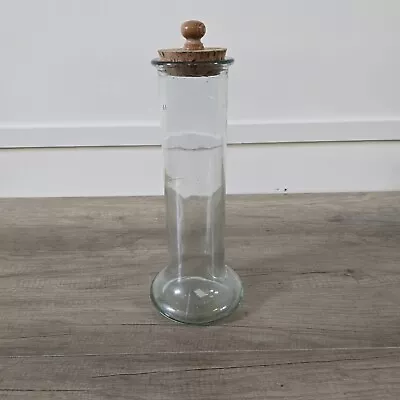Buy Vintage Glass Spaghetti Jar With Cork Lid Made In Spain Retro • 24.99£