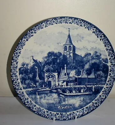 Buy Royal Holland Extra Large Delfts Plate 30cm Diameter. De Lente Spring • 35£