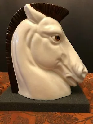 Buy Vintage 1930's Kent Art Ware, Art Deco Style Painted Ceramic Horse Head • 56.96£
