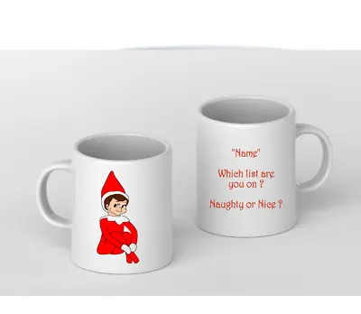 Buy Unique Design Children's Sized 6oz Personalised Mug With An Image Of An Elf..... • 9.50£