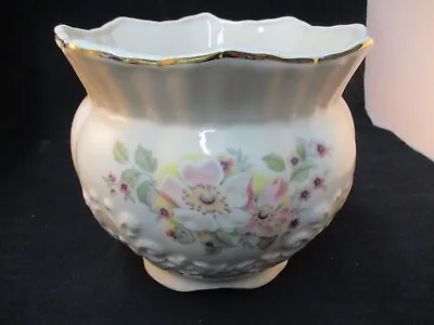 Buy Maryleigh Pottery Ceramic Indoor Planter Plant Pot Floral Pattern Vintage Retro • 5£