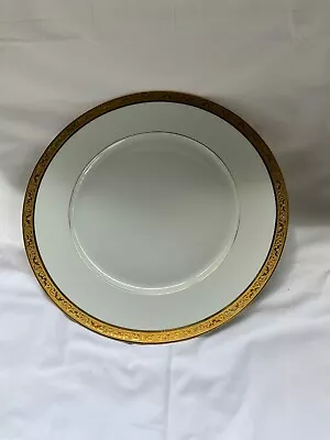 Buy Ceralene Raynaud Limoges Ambassador Gold Dinner Plate • 120.06£