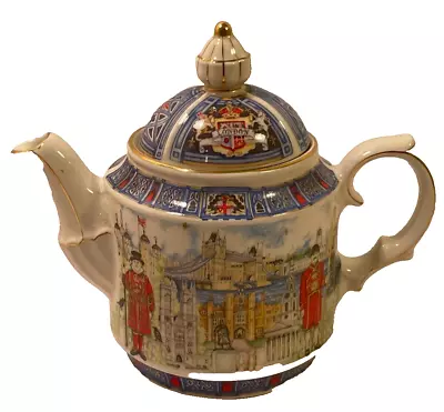 Buy Sadler England Thameside Teapot With Lid 16.5 Cm Tall • 15.99£
