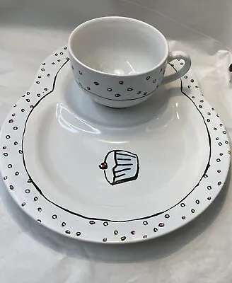 Buy Laura Ashley Cup & Side Plate. Tea/Toast. • 11.99£