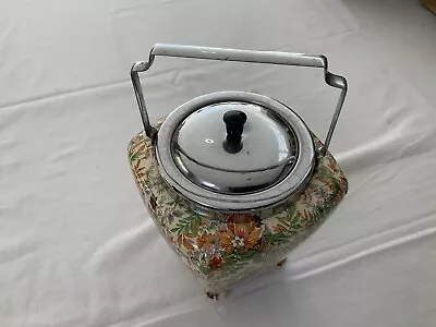 Buy Vintage Midwinter Burslem Porcelon Biscuit Jar • 10£