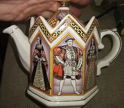Buy Vintage James Sadler “King Henry 8th & His 6 Wives” Decorative Teapot + Lid  • 9.99£