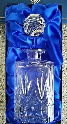 Buy Edinburgh Crystal Whisky Decanter - BALMORAL? - Original Blue Presentation Box • 36£