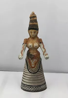 Buy Mother Snake Goddess Statue Knossos Minoan Figurine - Handmade Crete • 57.05£