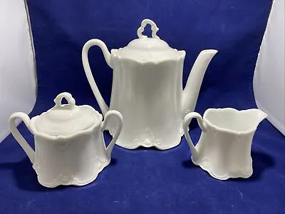 Buy Rynne China Tea Set - Teapot, Creamer, & Sugar Dish W/ Lid • 43.71£