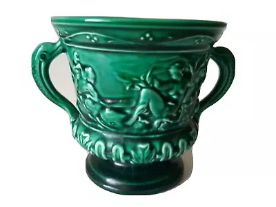 Buy Vintage Mid Century Sylvac Ceramic Planter Urn In Classical Green • 19.99£