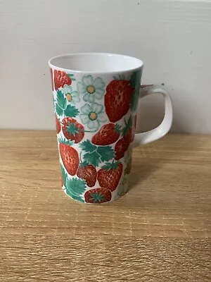 Buy Vintage Strawberry Mug Set Dunoon Wimbledon Fine Bone China Red Strawberry • 12.95£