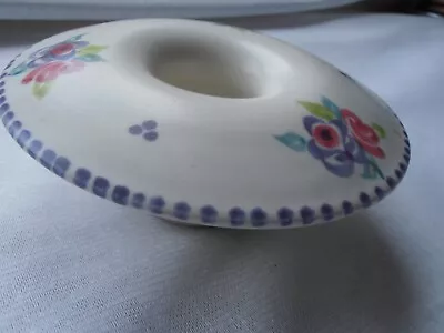 Buy Poole Pottery Small Mushroom Posy Vase / Dish - Traditional Ware Floral Pattern • 9.95£