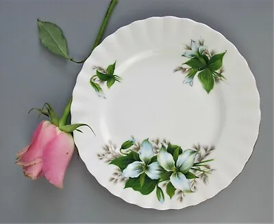 Buy Royal Albert  Trillium  Plate. Tea Side Cake. Bone China. Vintage. Lilies. 6.25  • 8.99£
