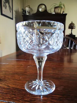 Buy Vintage Art Deco 1927-1939 Edinburgh Crystal Champagne Coupe Sundae Glass Signed • 15£