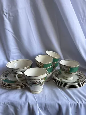 Buy Collection Of Royal Crown Myotts Tea Cups, Saucers, Plates Etc. • 19.99£