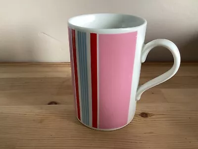 Buy Cath Kidston By Queen's Fine China Mug Cup Blue Red Pink Stripes • 2.99£