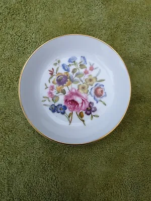 Buy 🌹Royal Worcester Fine Bone China Small Floral Trinket Dish Tray • 4.50£