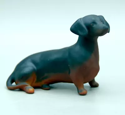 Buy BESWICK Pottery MATTE DASCHUND Dog Figurine .Great Condition • 2.99£