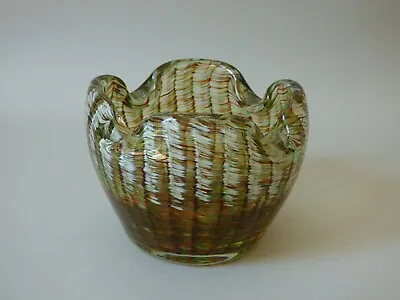 Buy Heavy Phoenician Mdina Maltese Lead Art Glass Globe Flower Vase Pot Free Uk P+p • 14.44£