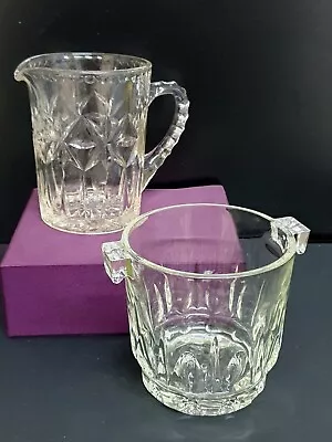 Buy Italian Crystal Glass Ice Bucket & @1930s Cocktail Mixing Jug • 17£