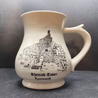 Buy Vintage Rhenish Tower Lynmouth Devon England Ceramic Mug Prinknash England • 19.90£