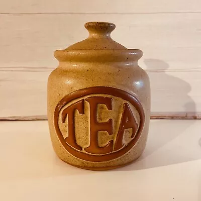 Buy Vintage Tremar Pottery Louis Hudson Style Tea Canister Pot. 1970s • 12£