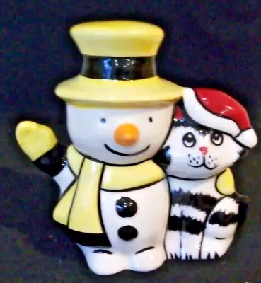 Buy Lorna Bailey Snowman Cat SIGNED FREE POSTAGE • 12.50£