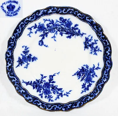 Buy Stanley Pottery Touraine Salad Plate Flow Blue 7 3/4  • 20.81£