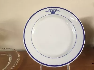 Buy Southland Masonic Temple Dinner Plate Shenango China • 23.71£