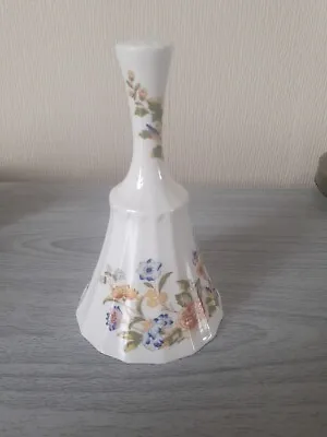 Buy Vintage Aynsley China Cottage Garden Tall Hand Dinner Bell - 14cm • 8£
