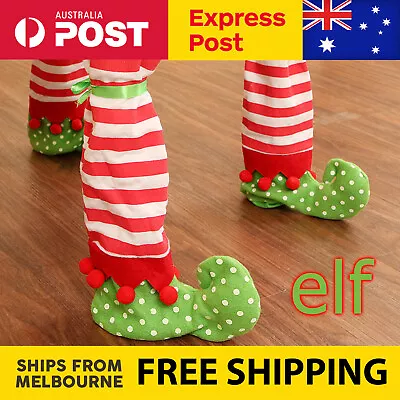 Buy Christmas Chair Table Leg Decoration Shoes Feet Boots Cover Dinner Santa Xmas 2 • 89.53£