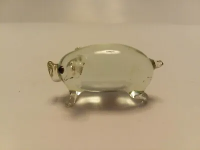 Buy Vintage Hand Blown Glass 2-in Pig Made In Germany • 9.49£