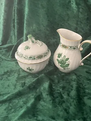 Buy Lovely Kaiser Schonbrunn Cream And Sugar Set West Germany Gold Accents  • 2.85£