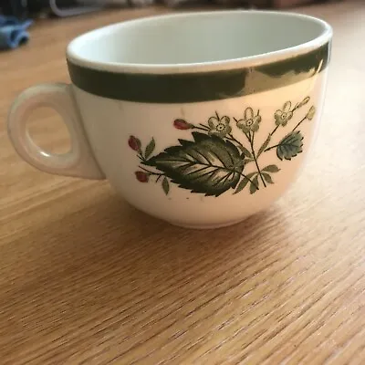 Buy Maddock Pottery Vintage Retro Merryleaves Green Royal Vitreous Tea Cup Only • 9.99£
