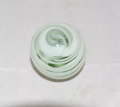 Buy Mdina White Swirl Small Glass Paperweight Signed • 7.97£