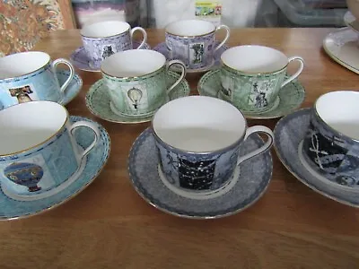 Buy Wedgwood Bone China Millennium Collection 8 X Cups And Saucers  • 75£