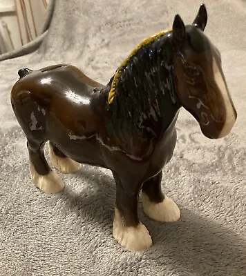 Buy Beautiful Royal  Doulton   SHIRE MARE  HORSE DA 43. GLOSS - Excellent Condition • 32.99£