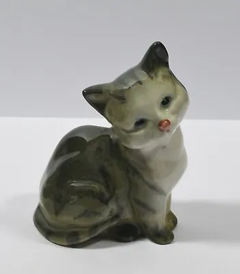 Buy Lovely Rare Beswick Cat Figure ~ Kitten ~ 1436 ~ Grey Tabby #3 • 18.04£