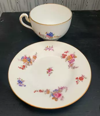 Buy Antique Minton Floral Bone China Cup & Tea Plate - Pattern G5938 • 5£