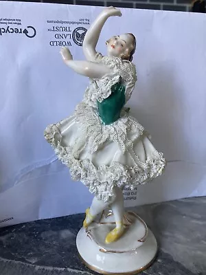 Buy Ballerina Figurine With Lace Tutu.  Capodimonte? • 0.99£