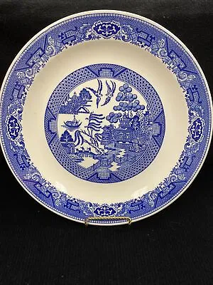 Buy CHURCHILL BLUE WILLOW WARE 12” Platter Royal China Made In England • 18.18£