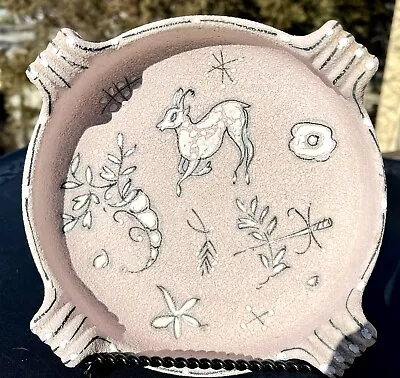 Buy Vtg Fratelli Fanciullacci Textured Pink Italy Art Pottery Bowl  Bitossi Era • 45.49£