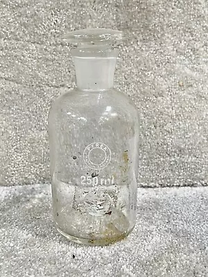 Buy Vintage Chemistry Bottle Pyrex 250ml Clear • 29.99£