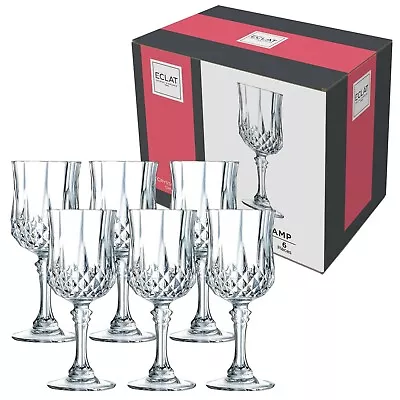 Buy Eclat Cristal D'Arque Longchamp Cognac Wine Tumbler Champagne Crystal Glasses • 24.49£