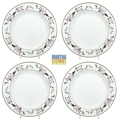 Buy Martha Stewart Everyday HYDRANGEA 11  Dinner Plate Set 4 Purple Flower MSe • 48.14£