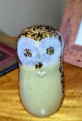 Buy Fab Vintage 1970 Wedgwood Glass Tawny Owl Paperweight~presse Papiers 4  Signed ! • 12£