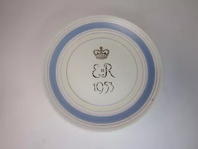 Buy Poole Pottery Commemorative Plate Coronation QE2 1953 Collectable Memorabilia • 34.99£